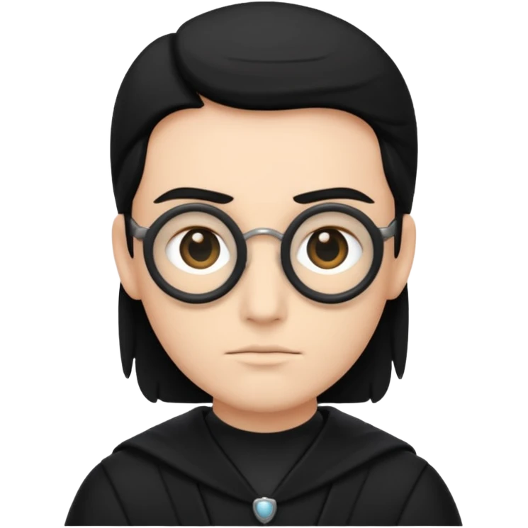 time traveler in black clothes emoji