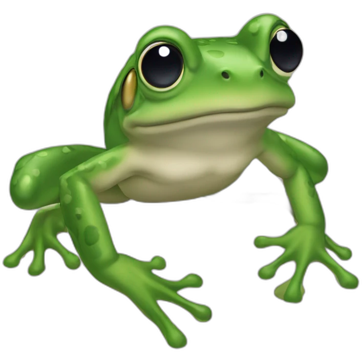 Grenouille dans une marre emoji