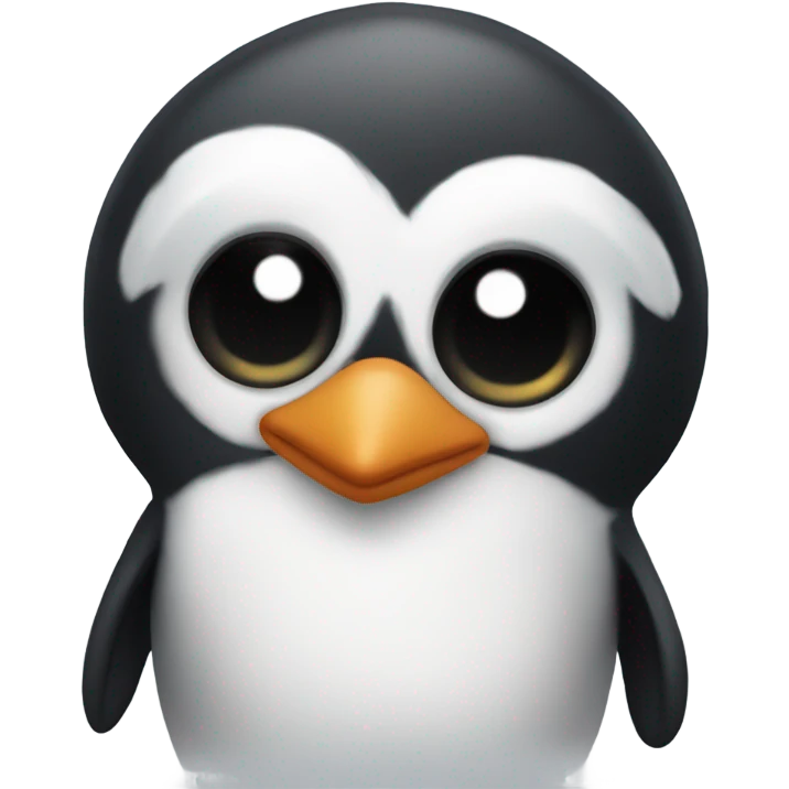 Cute penguin emoji