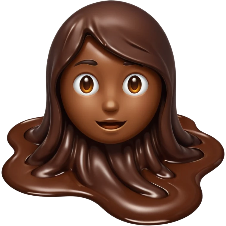  melted chocolate emoji