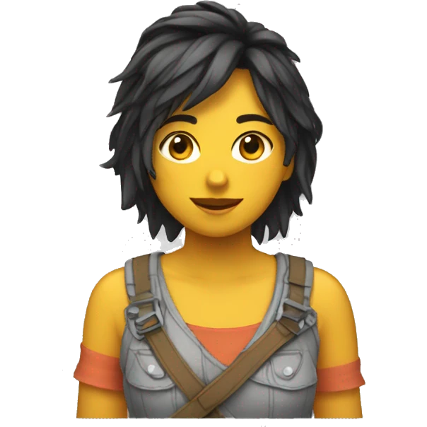 chica asustada emoji