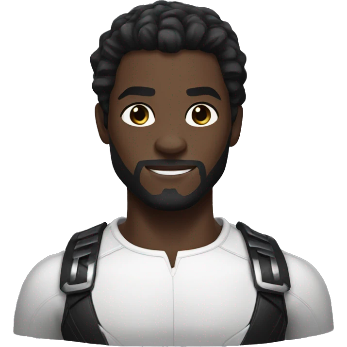 Black panther Marvel hero emoji