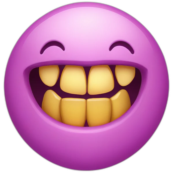 Gold teeth emoji