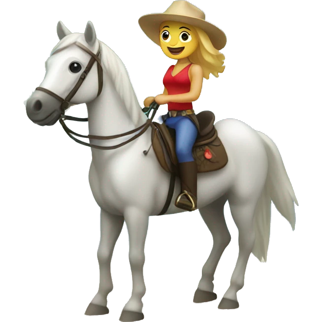 beach horseback riding adventure emoji
