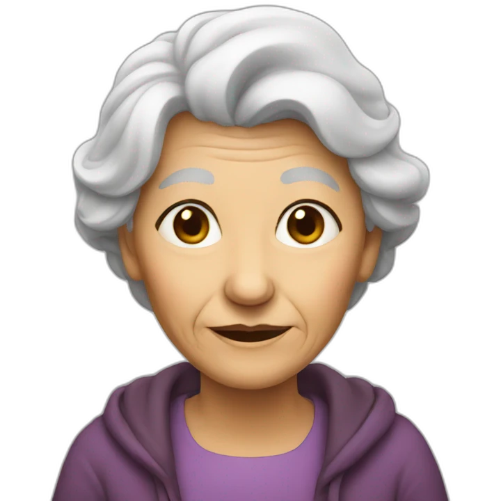 OLD woman  emoji
