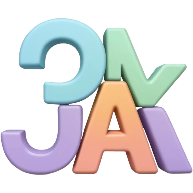 Word "ТОП" in 3D pastel letters, Pixar-style, hand-drawn texture, soft shadow, transparent background emoji