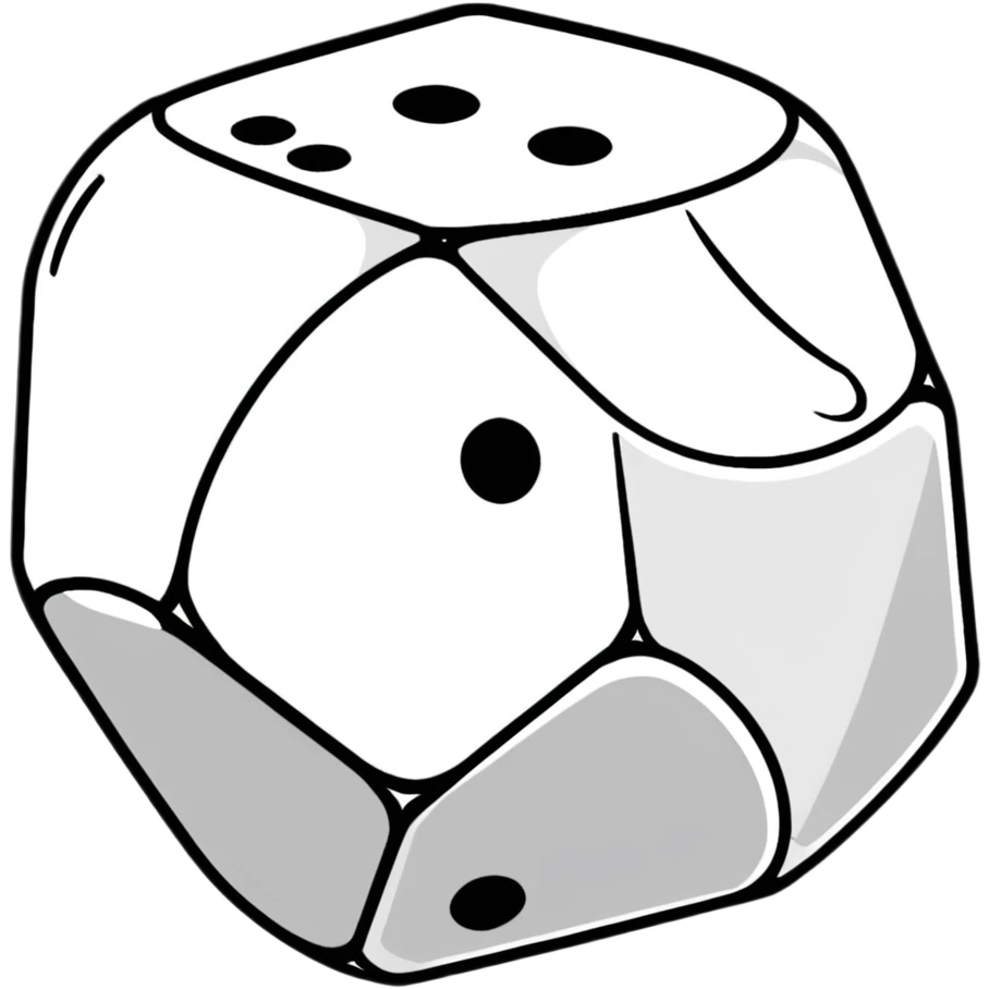 pair of ten-sided dice (d10) emoji