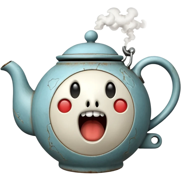 Screaming Teapot
 emoji