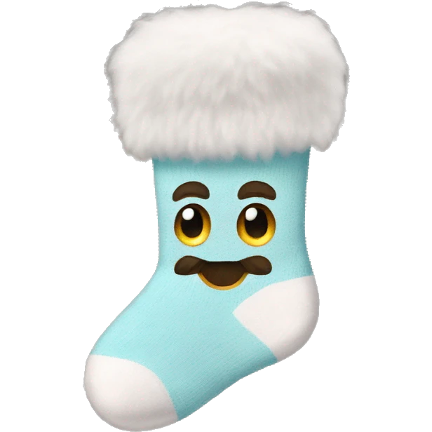 Socks with fluff emoji