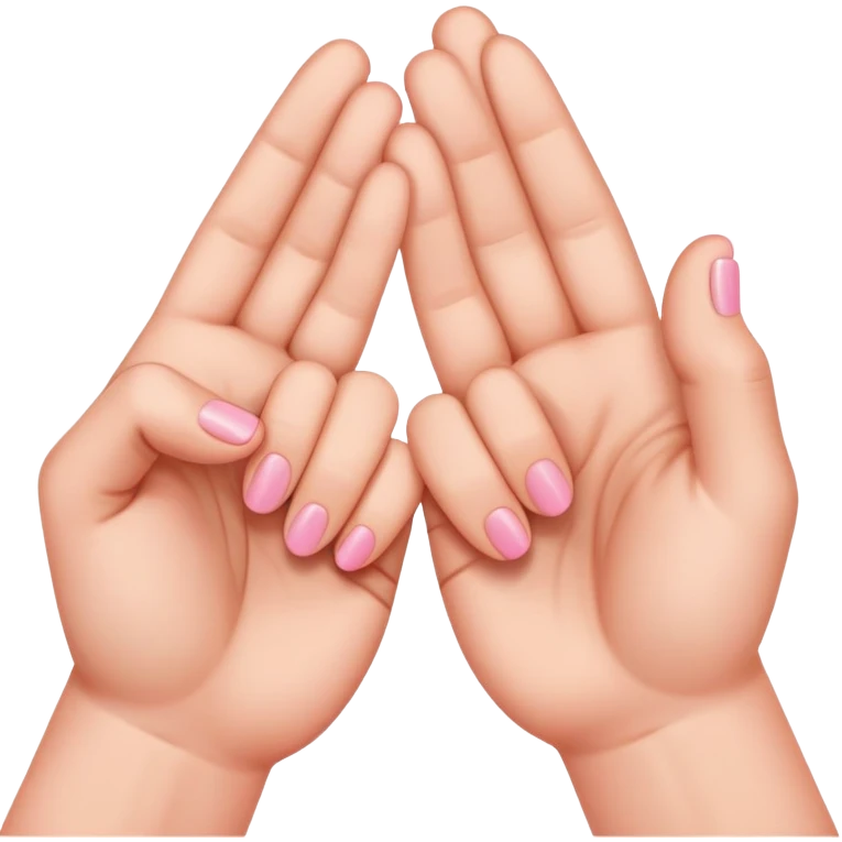 two hands making a pinky promise, little fingers hooked together emoji