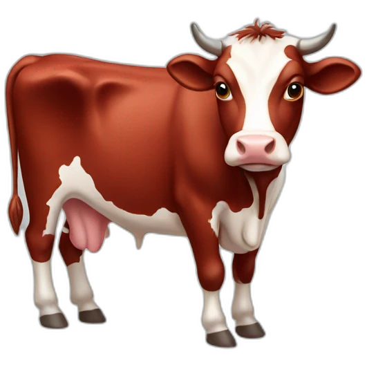 Vache rouge  emoji