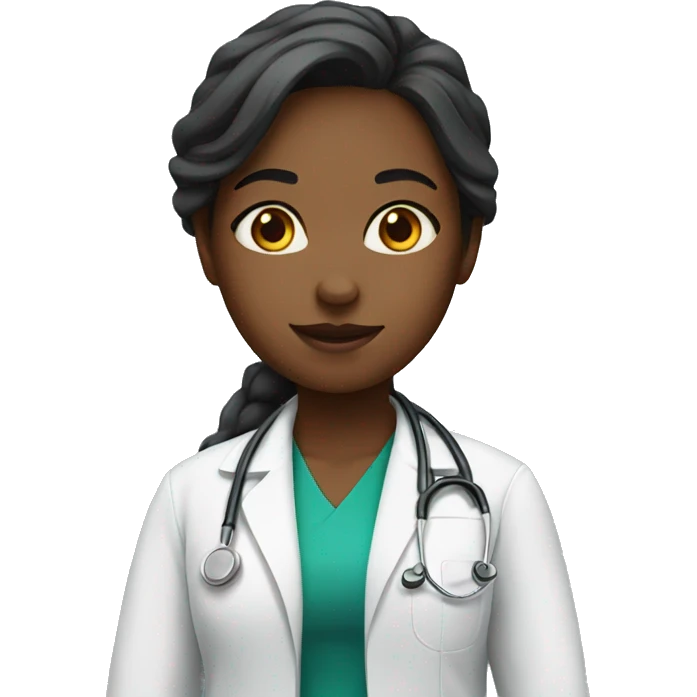 girl doctor emoji