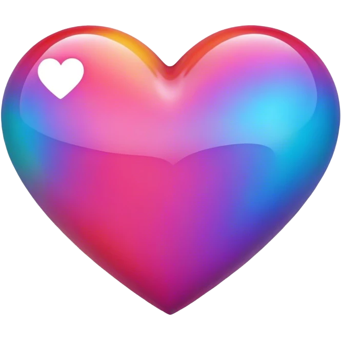 Colorful heart emoji