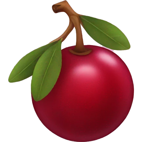 Cranberry  emoji