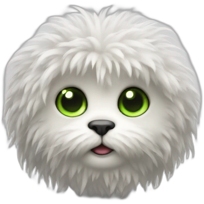 cute fluffy alien emoji