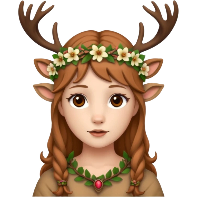 Druid human like fawn emoji