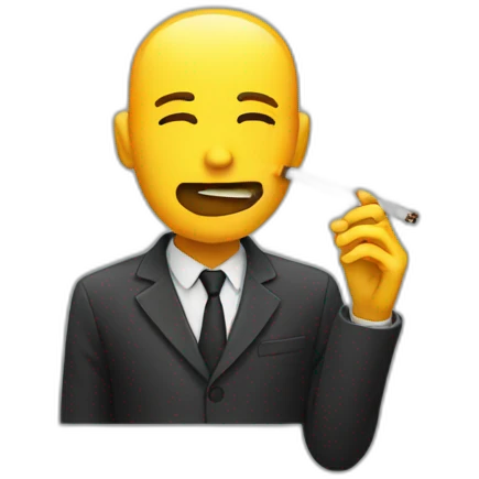 Someone smoking cigarette emoji
