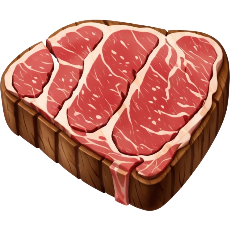 sliced steak emoji