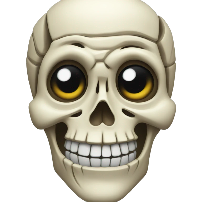 skeleton smirking emoji