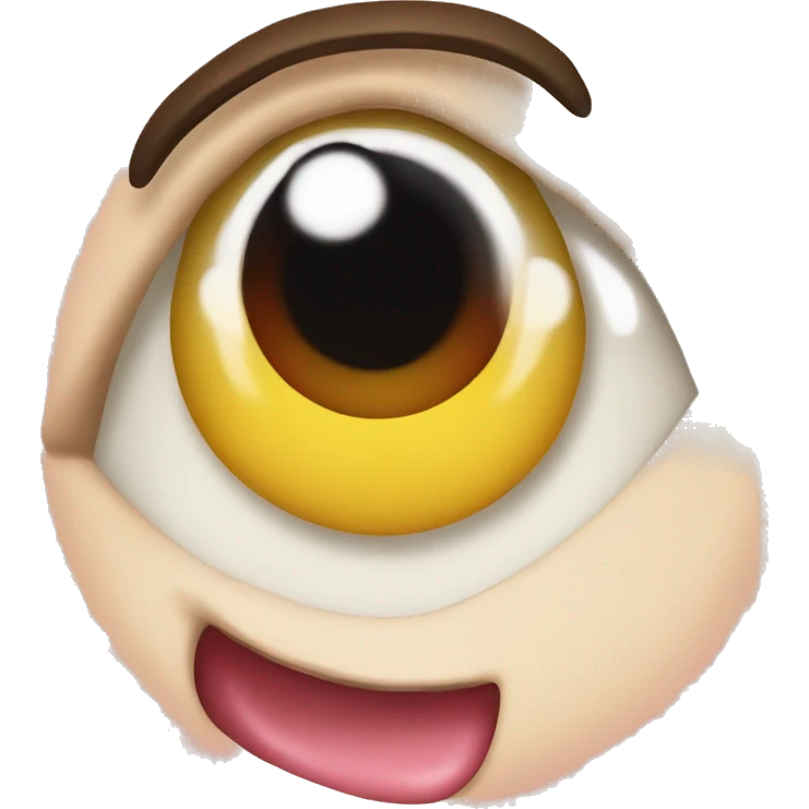 Eye roll emoji with tounge out face emoji