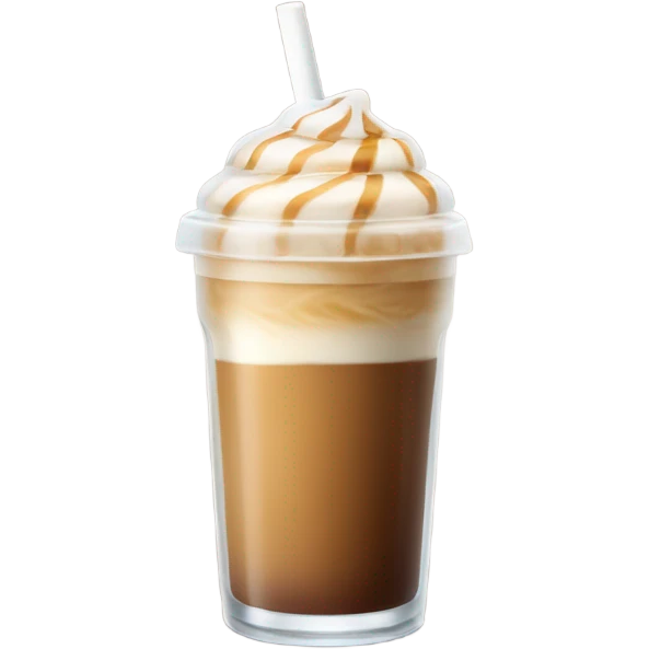 Iced latte emoji