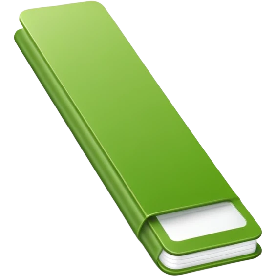 modern minimal design bookmark, green or purple, no text emoji
