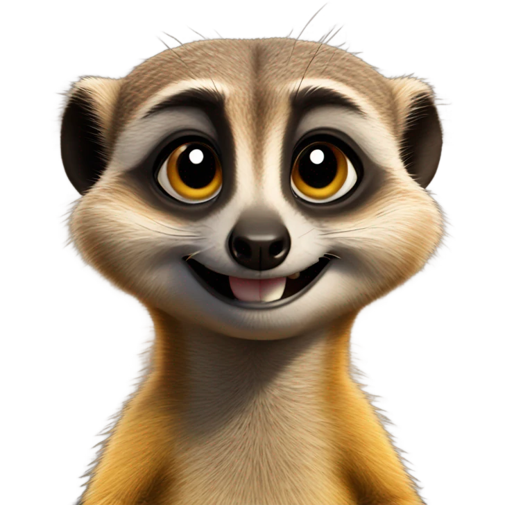 Meerkat Mad With a Smile emoji
