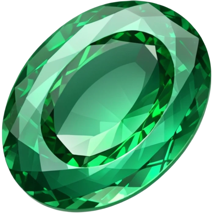 An emerald stone emoji