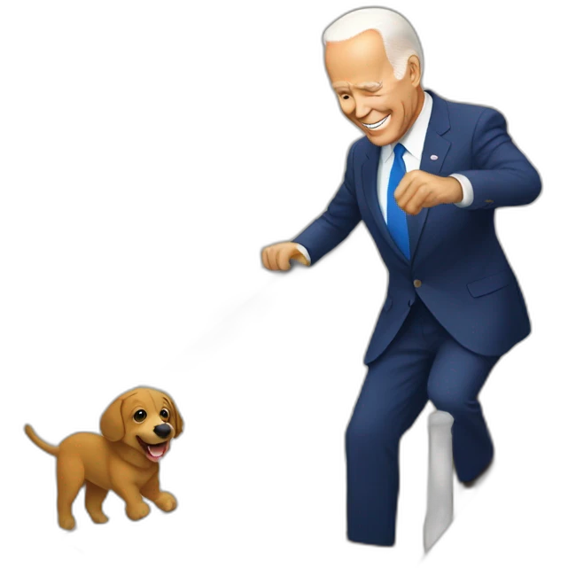 Biden and Stairs emoji