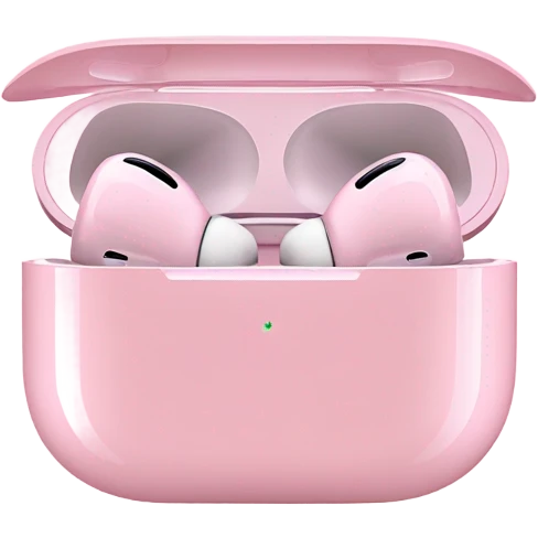 AirPods pro pink emoji