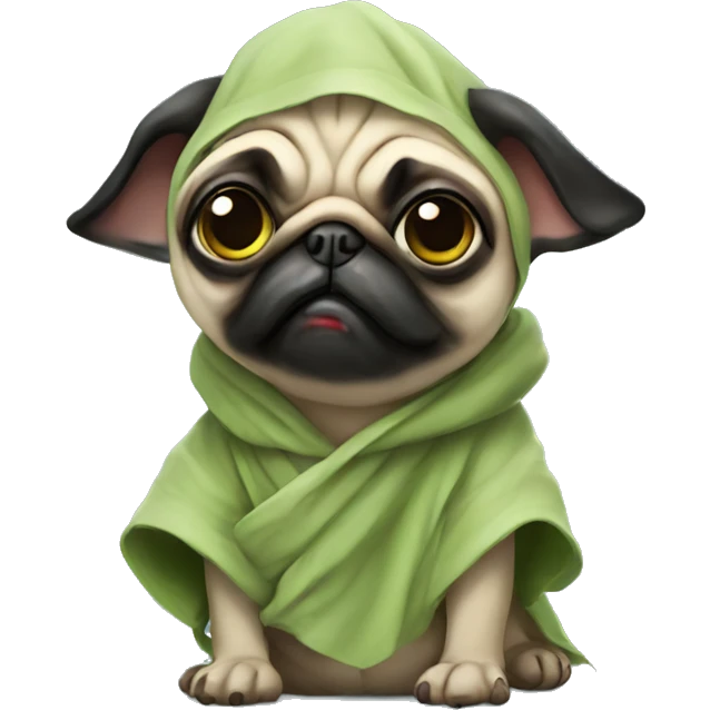 Yoda pug emoji