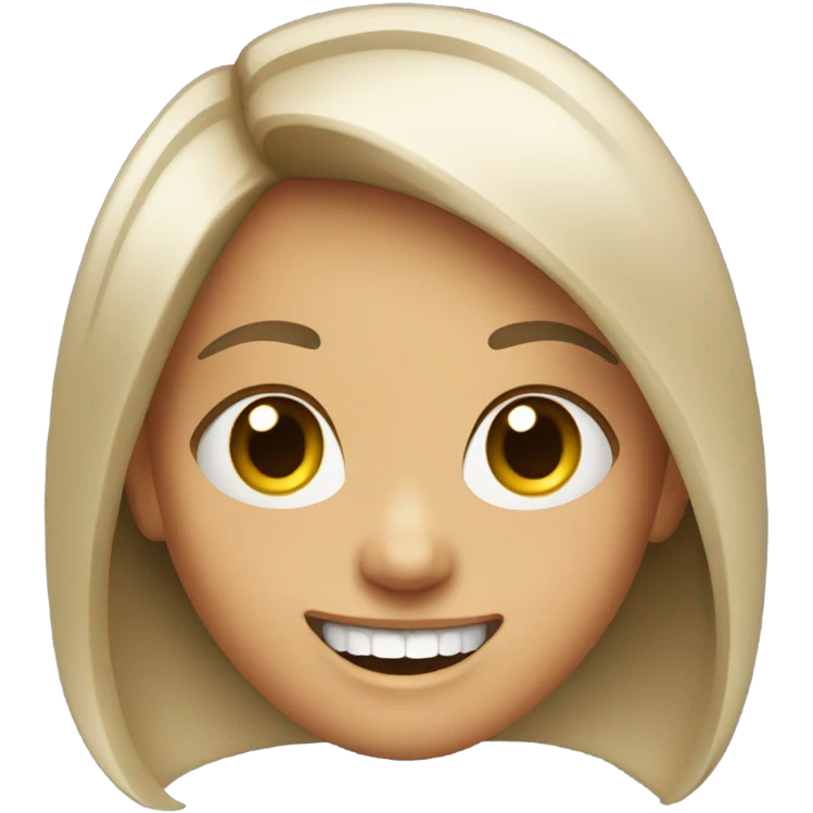 Girl with a teeth grill  emoji