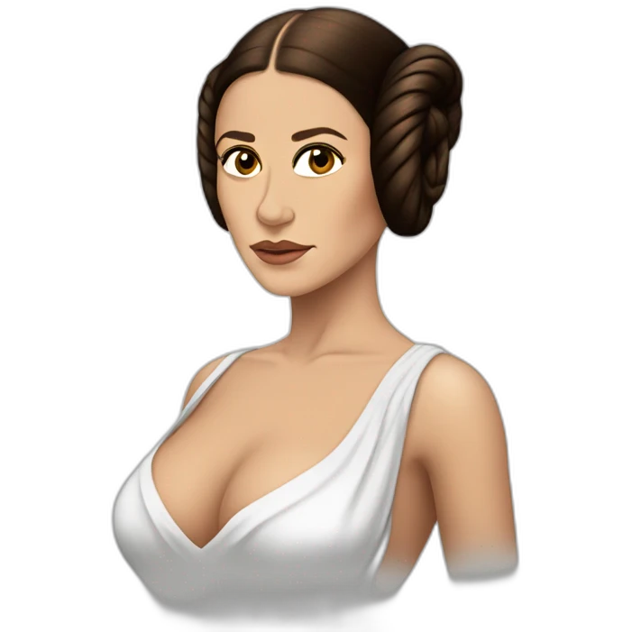 Princess leia sexy emoji