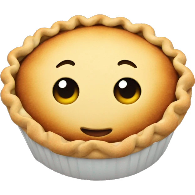 Cute pie emoji