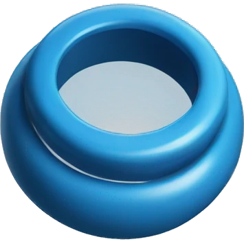 blue ring  emoji