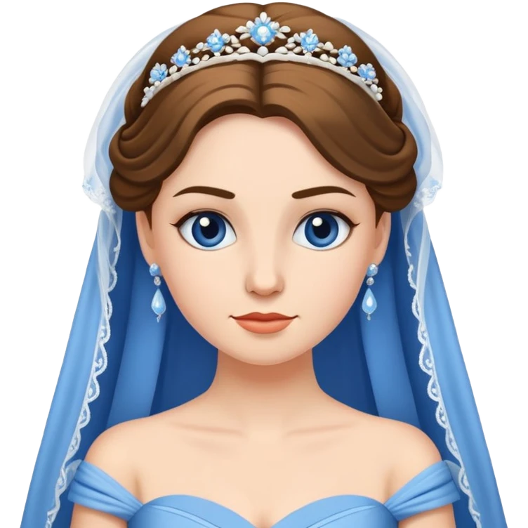 Blue bride emoji