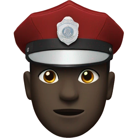 police badge red emoji