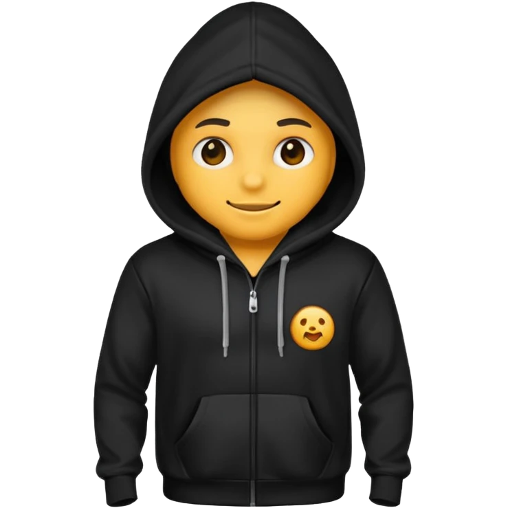 Just a Hoodie without person emoji