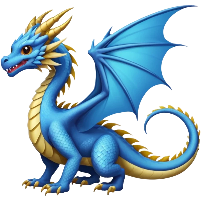 Fourth wing feathertail dragon  emoji