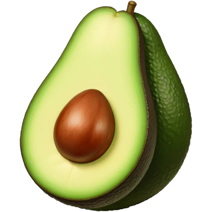 Aguacate con labios emoji
