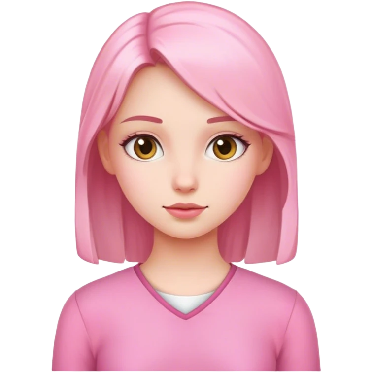 girl pink outfit  emoji