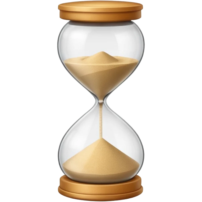 sand timer emoji
