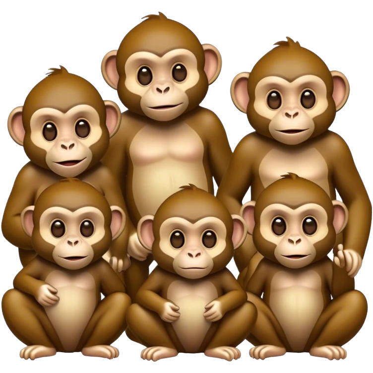 emoji with male primates out emoji