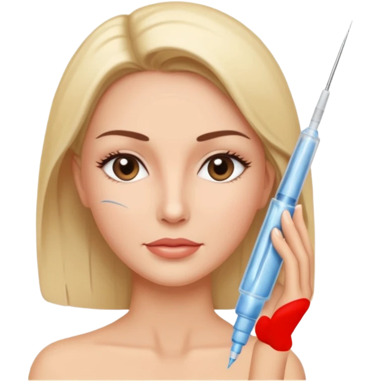  botox injection in the face emoji