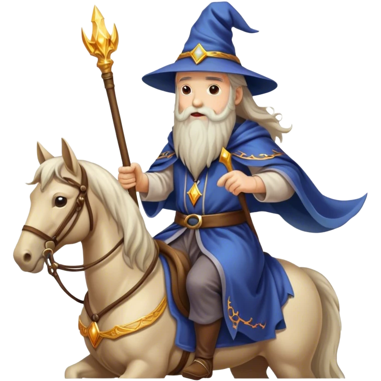 wizard on horse emoji