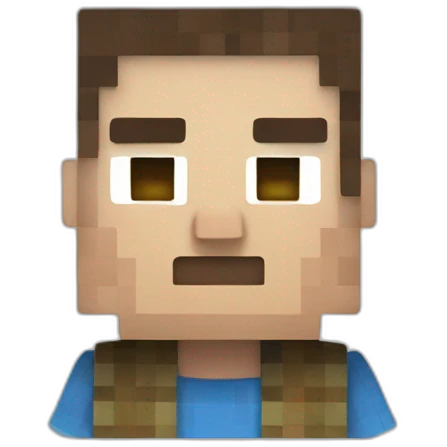 Minecraft Steve emoji
