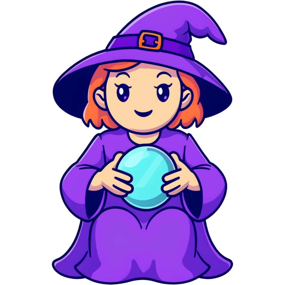witch with a crystal ball emoji