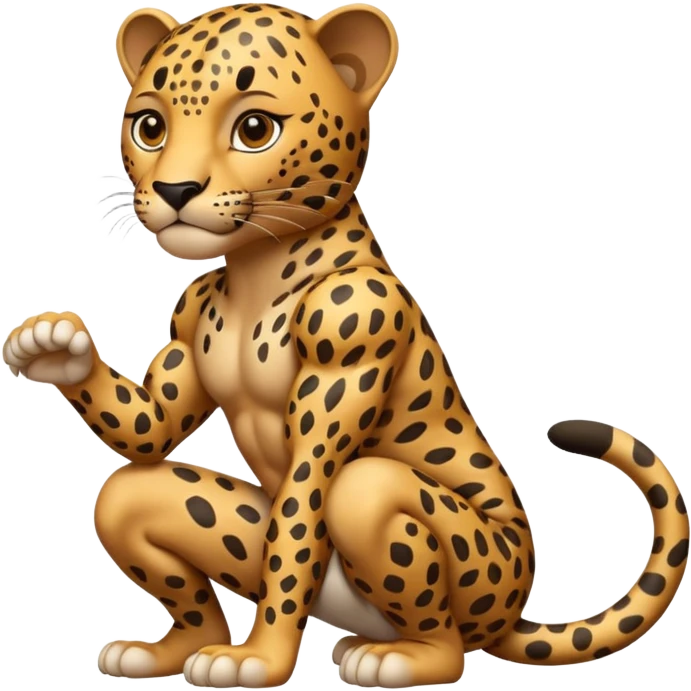  Volpe animale in questa posizione 🐆 emoji