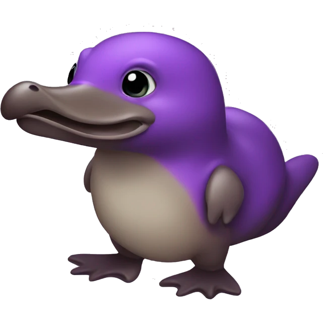 Platypus purple emoji