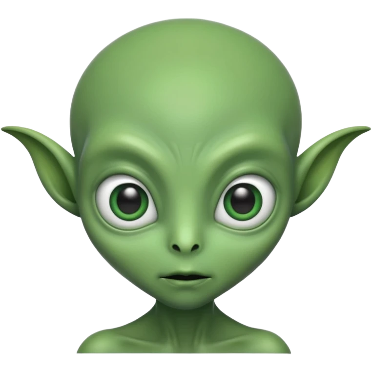 I want you to create an alien just like kaddu from movie koi mil gya emoji